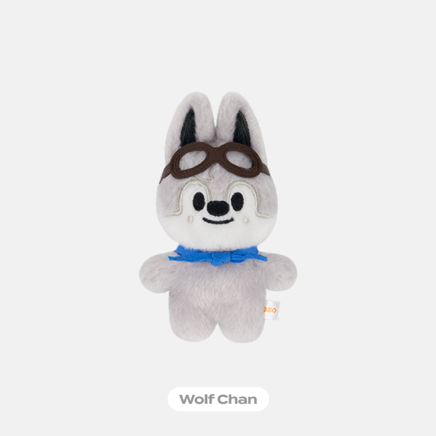 Deals STRAY KIDS OFFICIAL SKZOO PLUSH MINI WOLF CHAN + FREE JJAP POL