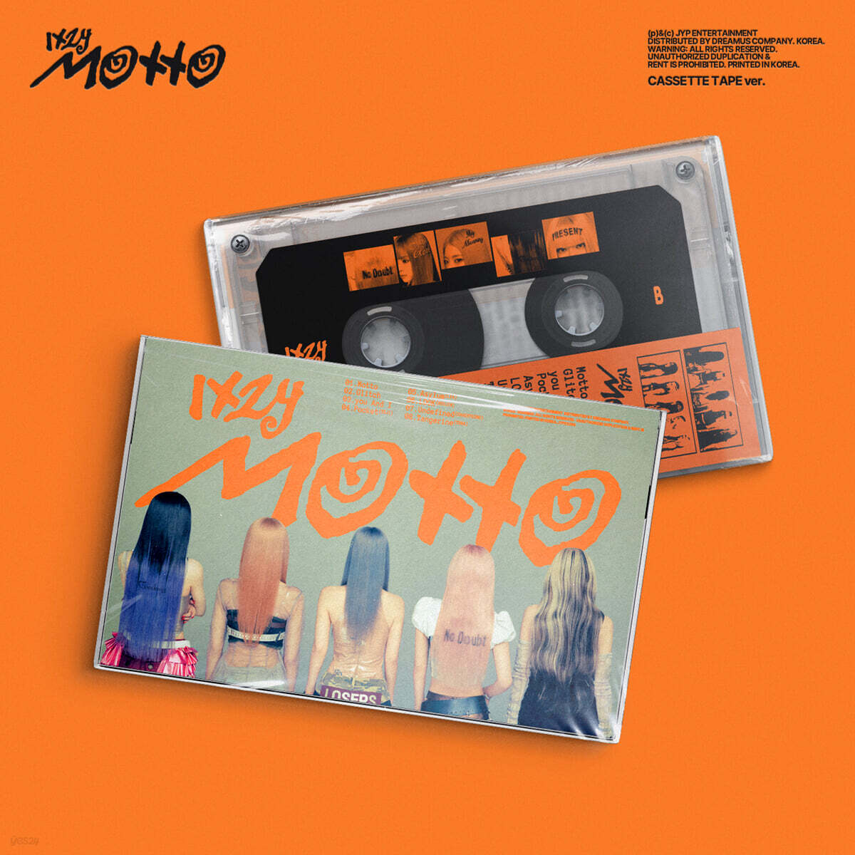 [PRE-ORDER] ITZY - 12th Mini Album Motto (CASSETTE TAPE Ver.) ITZY  DKshop