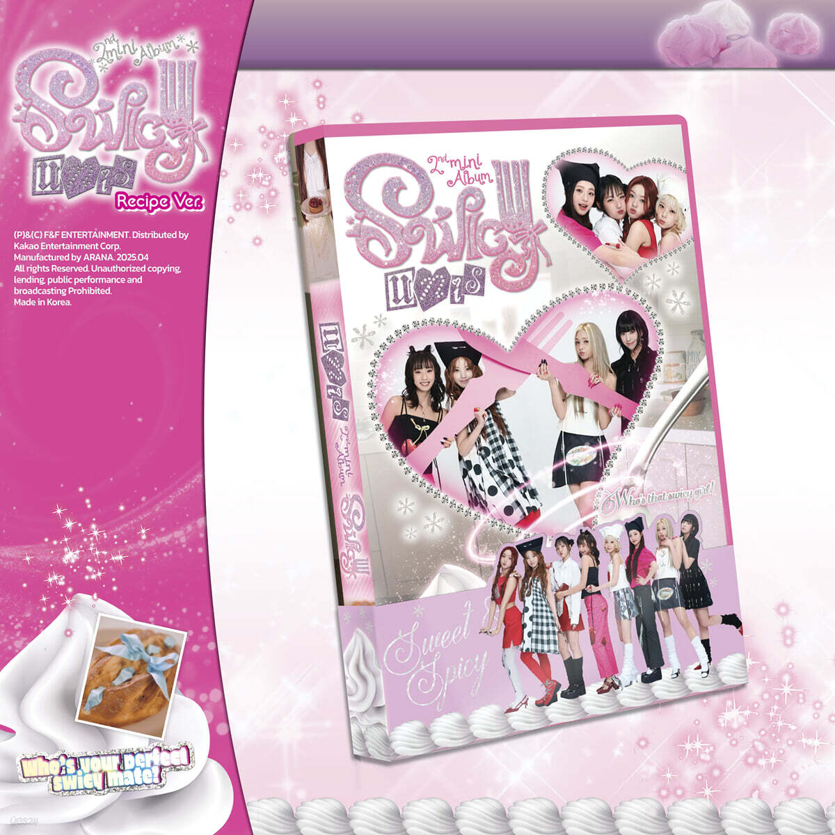 [PRE-ORDER] UNIS - 2nd Mini Album SWICY (Recipe Ver.) UNIS  DKshop
