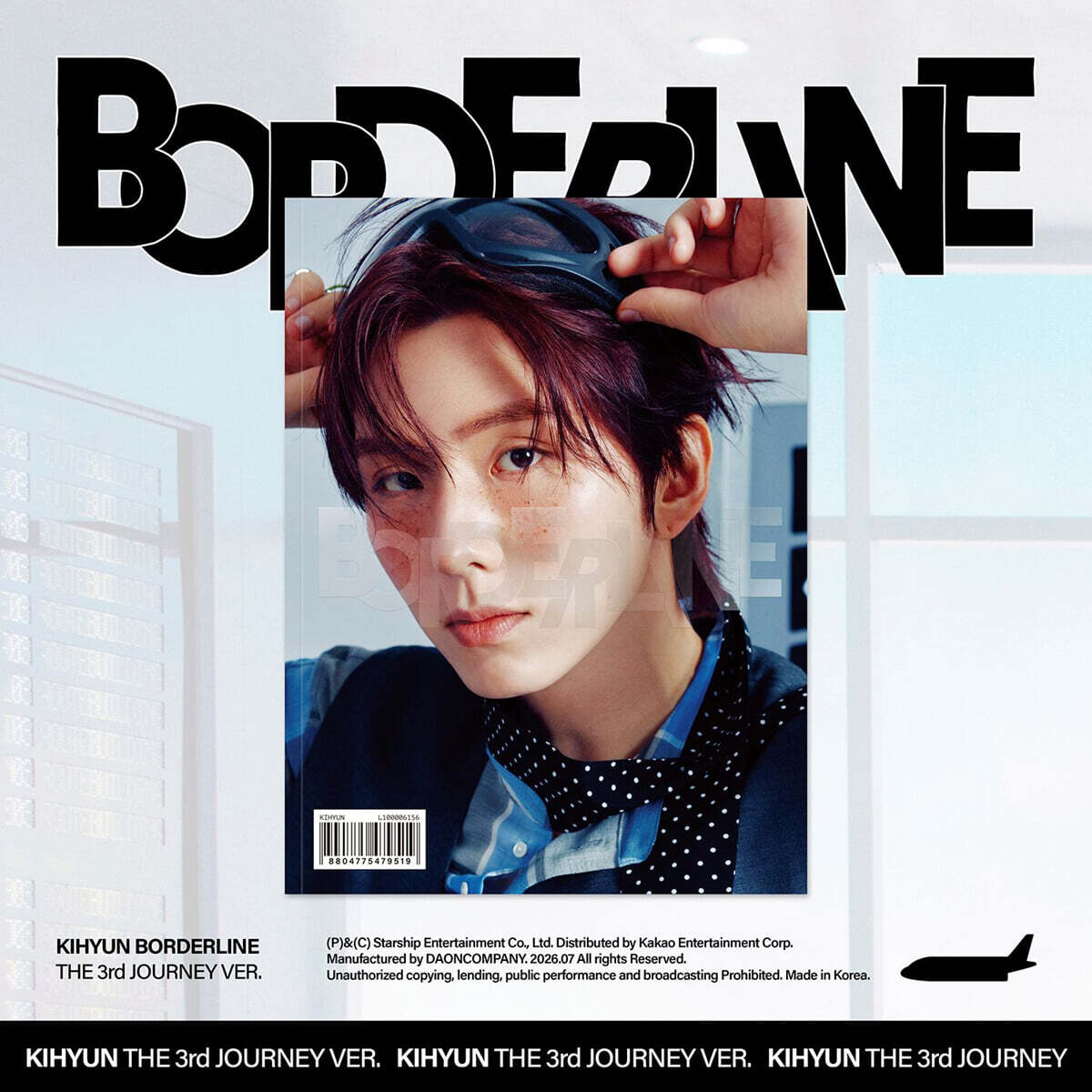 [PRE-ORDER] KIHYUN - EP : BORDERLINE (THE 3rd JOURNEY VER.) MONSTA X  DKshop