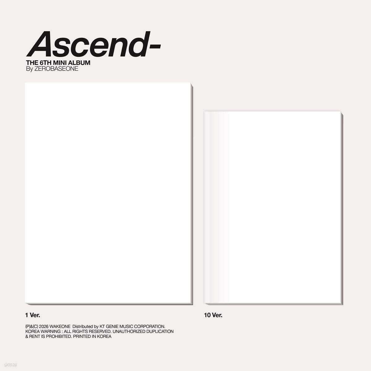 [PRE-ORDER] ZEROBASEONE - 6th Mini Album Ascend- xikers  DKshop