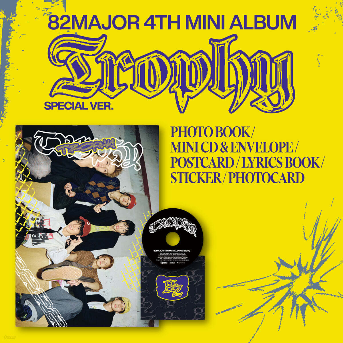 [PRE-ORDER] 82MAJOR - 4th Mini Album Trophy (Special Ver.) TEMPEST  DKshop