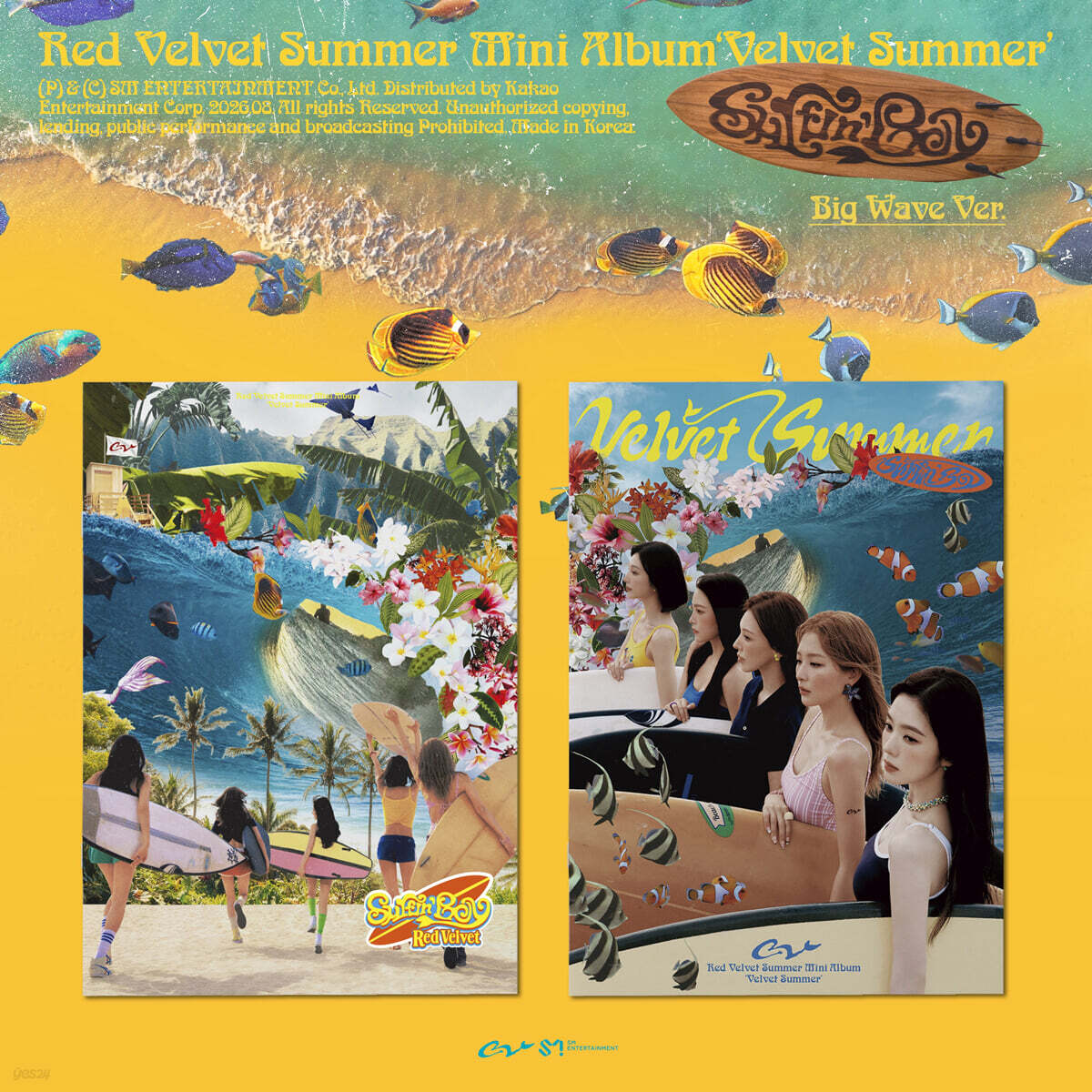 [PRE-ORDER] Red Velvet - Summer Mini Album Velvet Summer (Big Wave Ver.) Red Velvet  DKshop