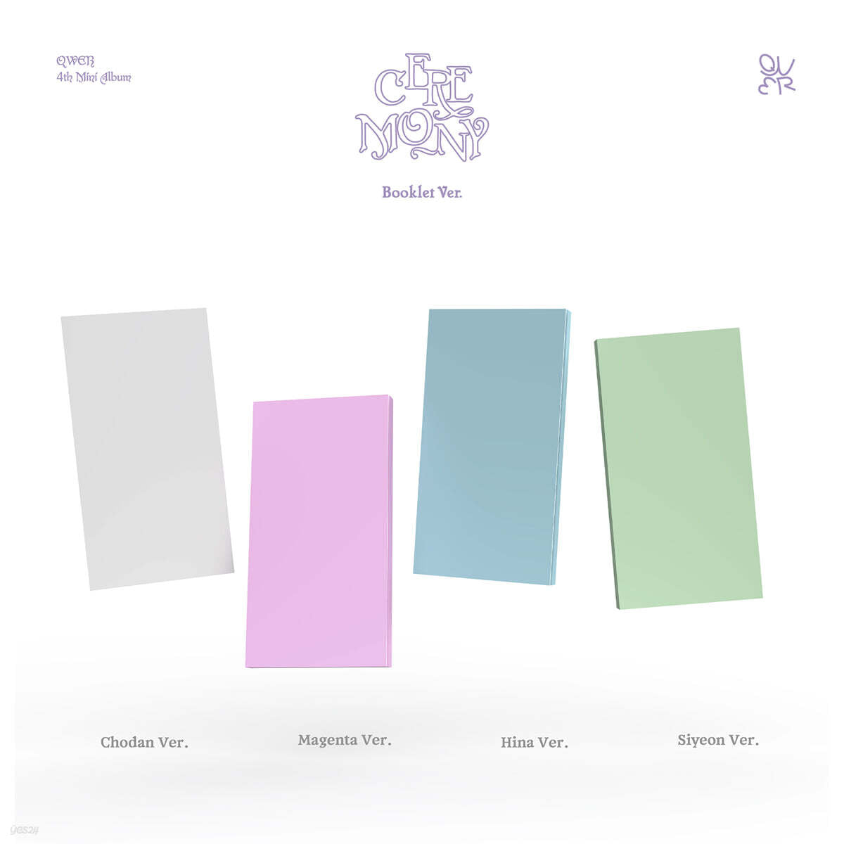 [PRE-ORDER] QWER - 4th Mini Album CEREMONY (Booklet Ver.) QWER  DKshop