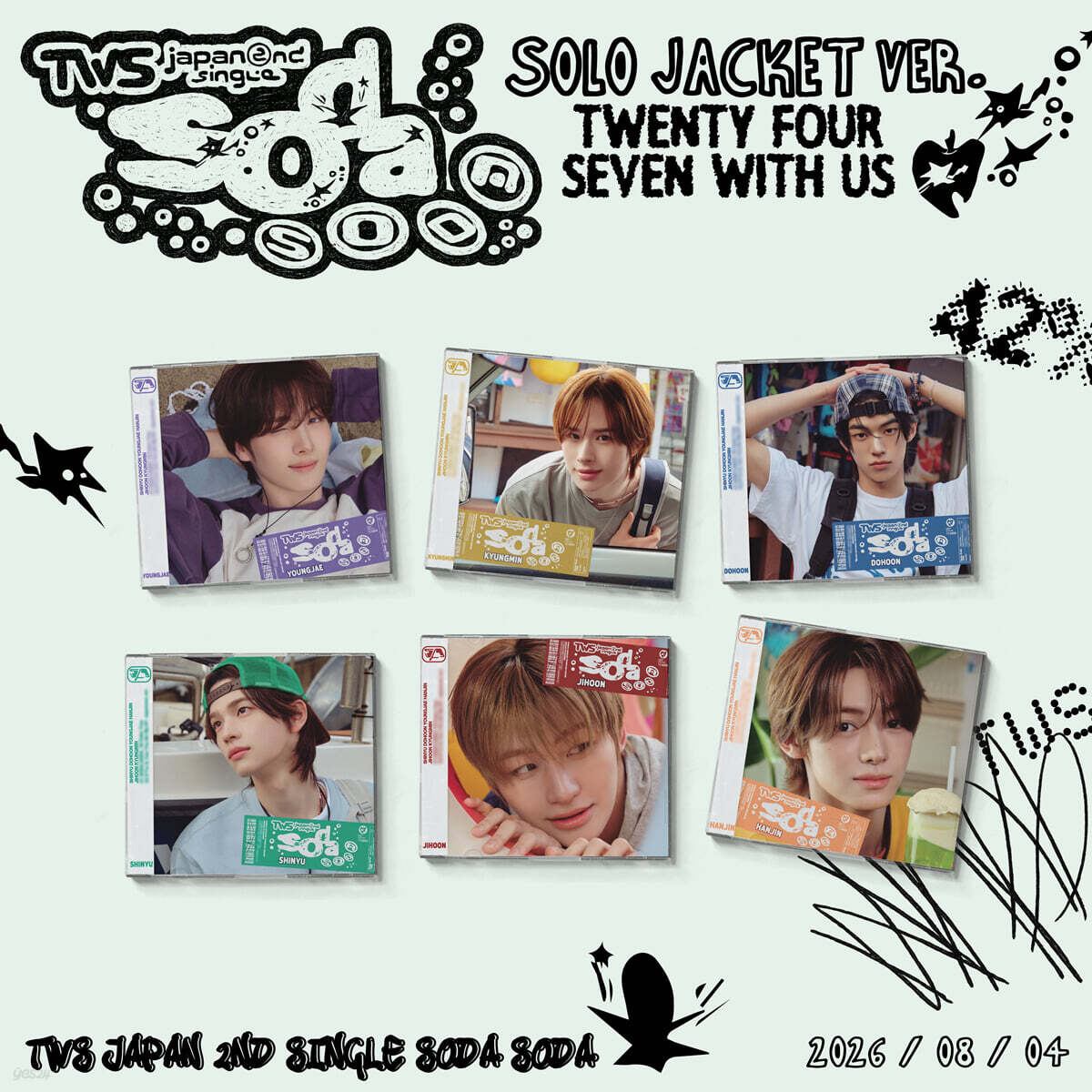 [PRE-ORDER] TWS - Japan 2nd Single Album SODA SODA (SOLO JACKET VER.) TWS  DKshop
