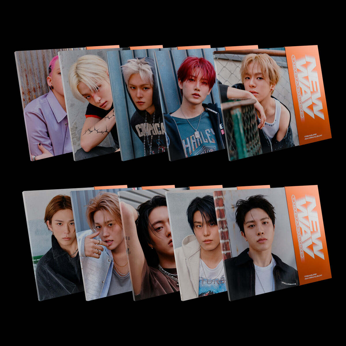 [PRE-ORDER] TREASURE - 4th Mini Album NEW WAV (RAW VER.) (RANDOM VER.) TREASURE  DKshop