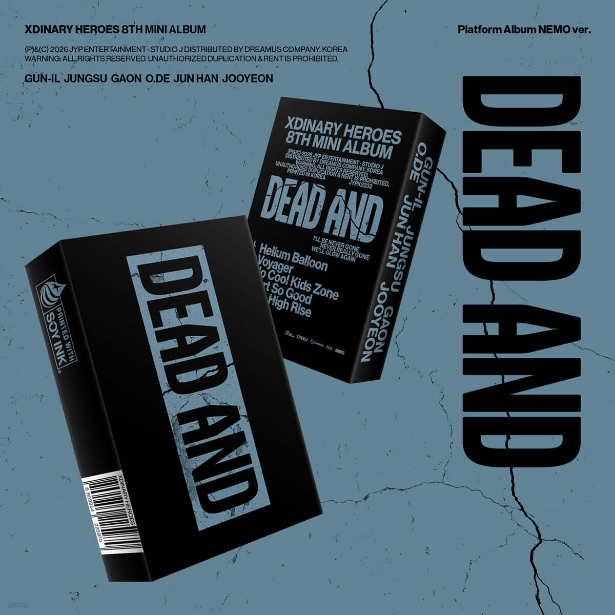 [PRE-ORDER] Xdinary Heroes - 8th Mini Album DEAD AND (Platform Album NEMO Ver.) Xdinary Heroes  DKshop