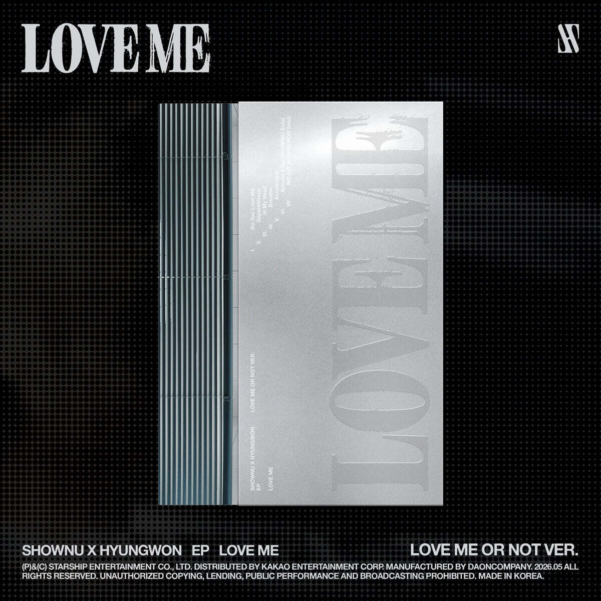 [PRE-ORDER] SHOWNU X HYUNGWON - EP : LOVE ME MONSTA X  DKshop