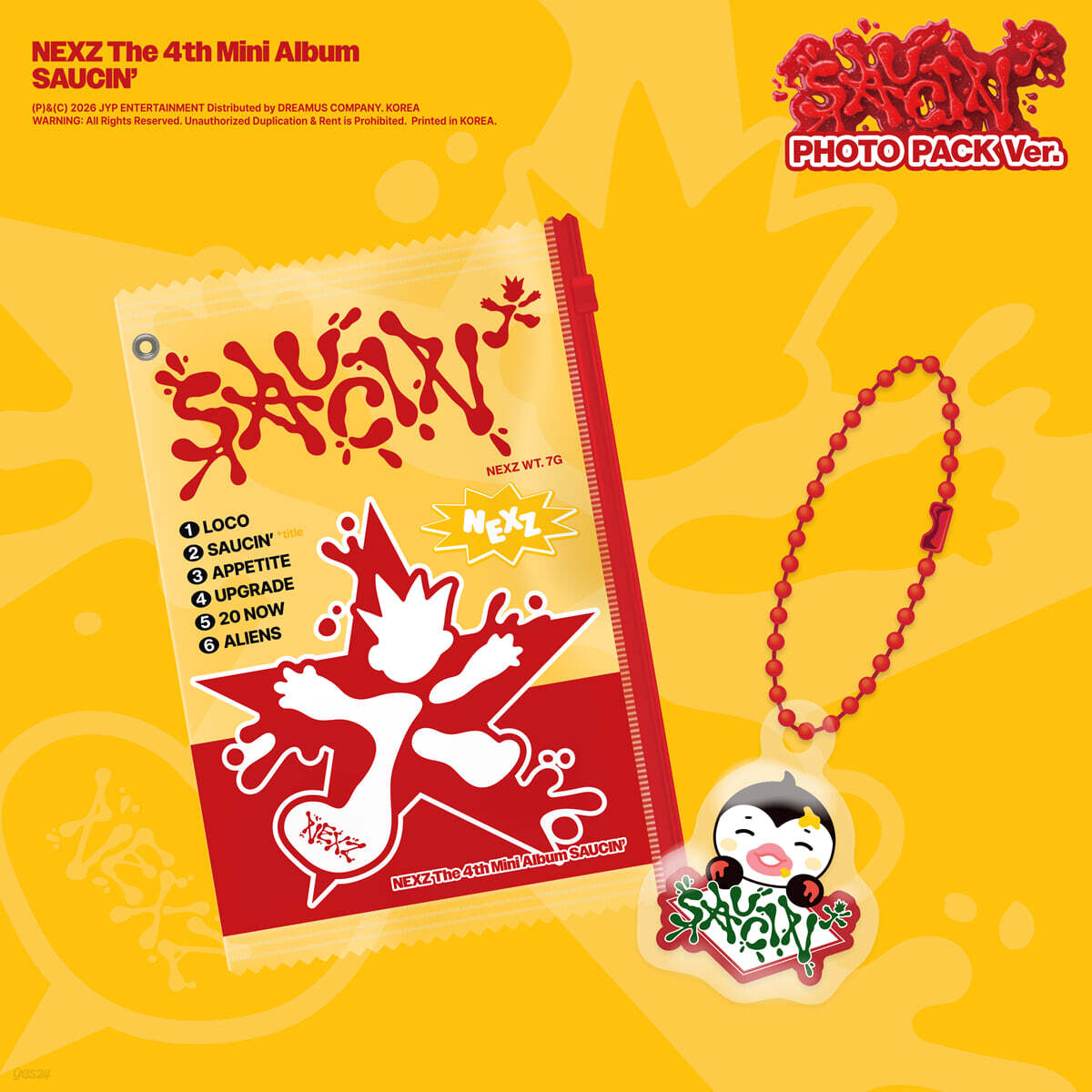 [PRE-ORDER] NEXZ - 4th Mini Album SAUCIN' (PHOTO PACK Ver.) NEXZ  DKshop