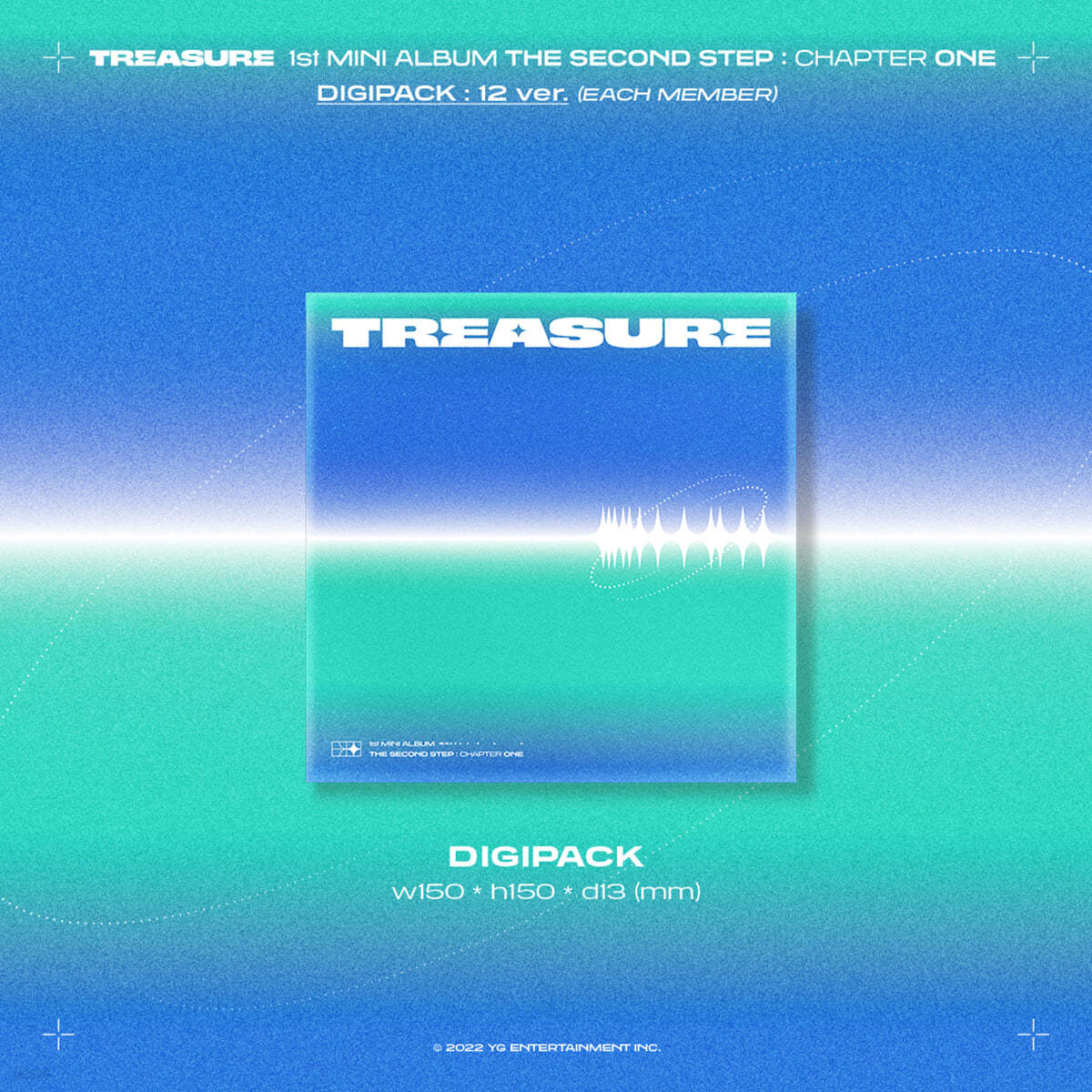 TREASURE - 1st Mini Album THE SECOND STEP : CHAPTER ONE (DIGIPACK Ver.) (Random Ver.)