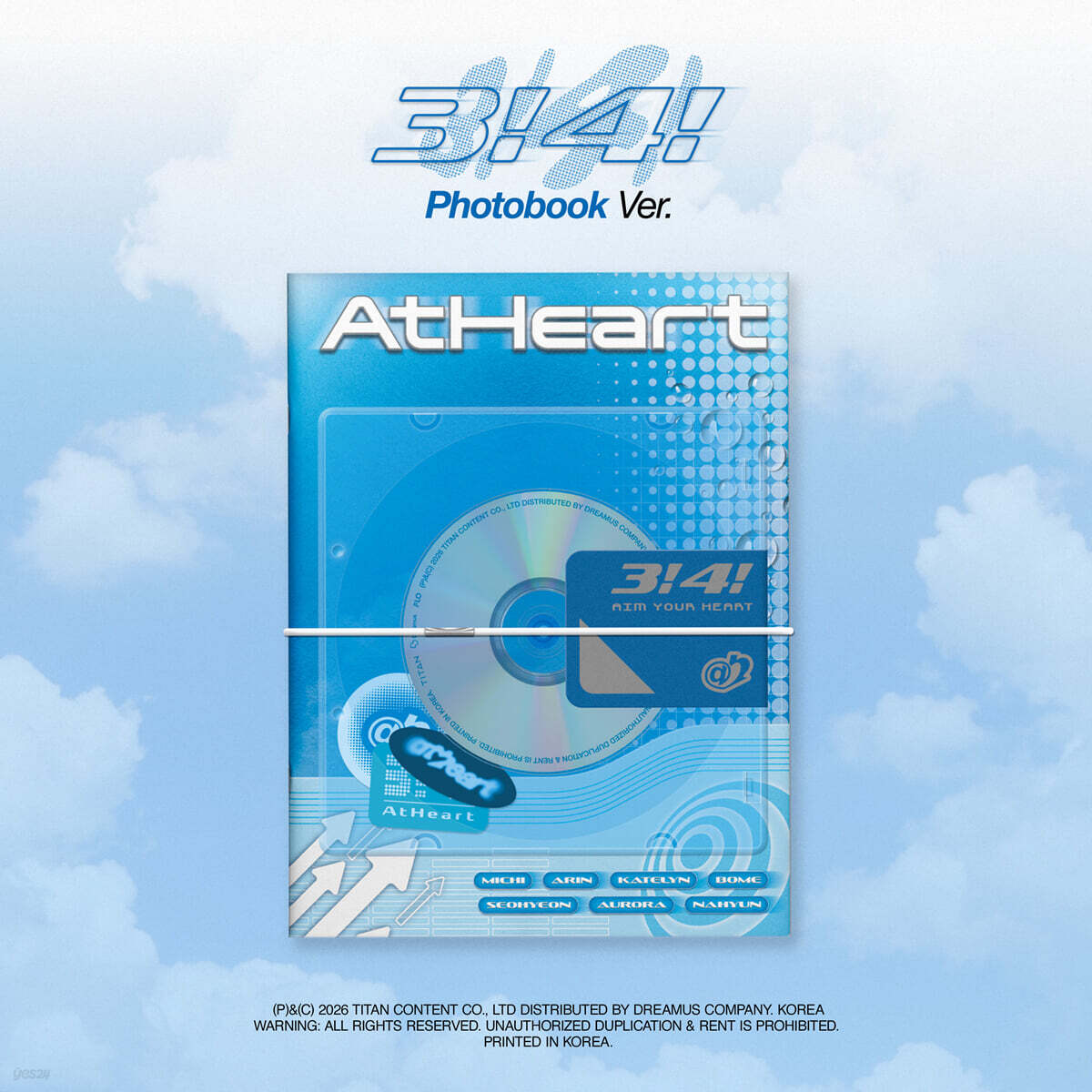 [PRE-ORDER] AtHeart - Single Album 3! 4! (Photobook Ver.) AtHeart  DKshop