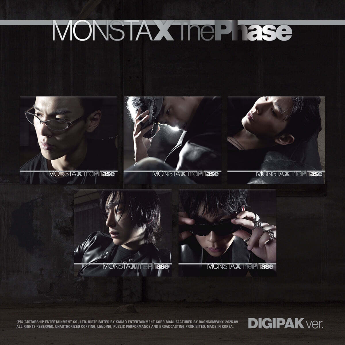 [PRE-ORDER] MONSTA X - EP : The Phase (DIGIPAK Ver.) (Random Ver.) MONSTA X  DKshop