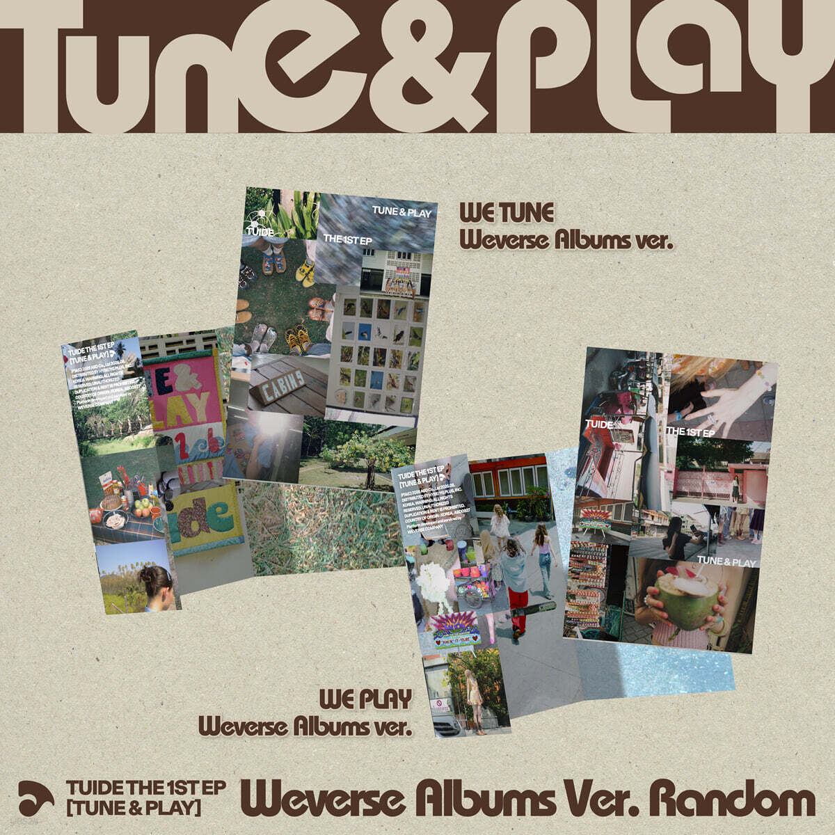 [PRE-ORDER] TUIDE - The 1st EP TUNE & PLAY (Weverse Albums Ver.) TUIDE  DKshop