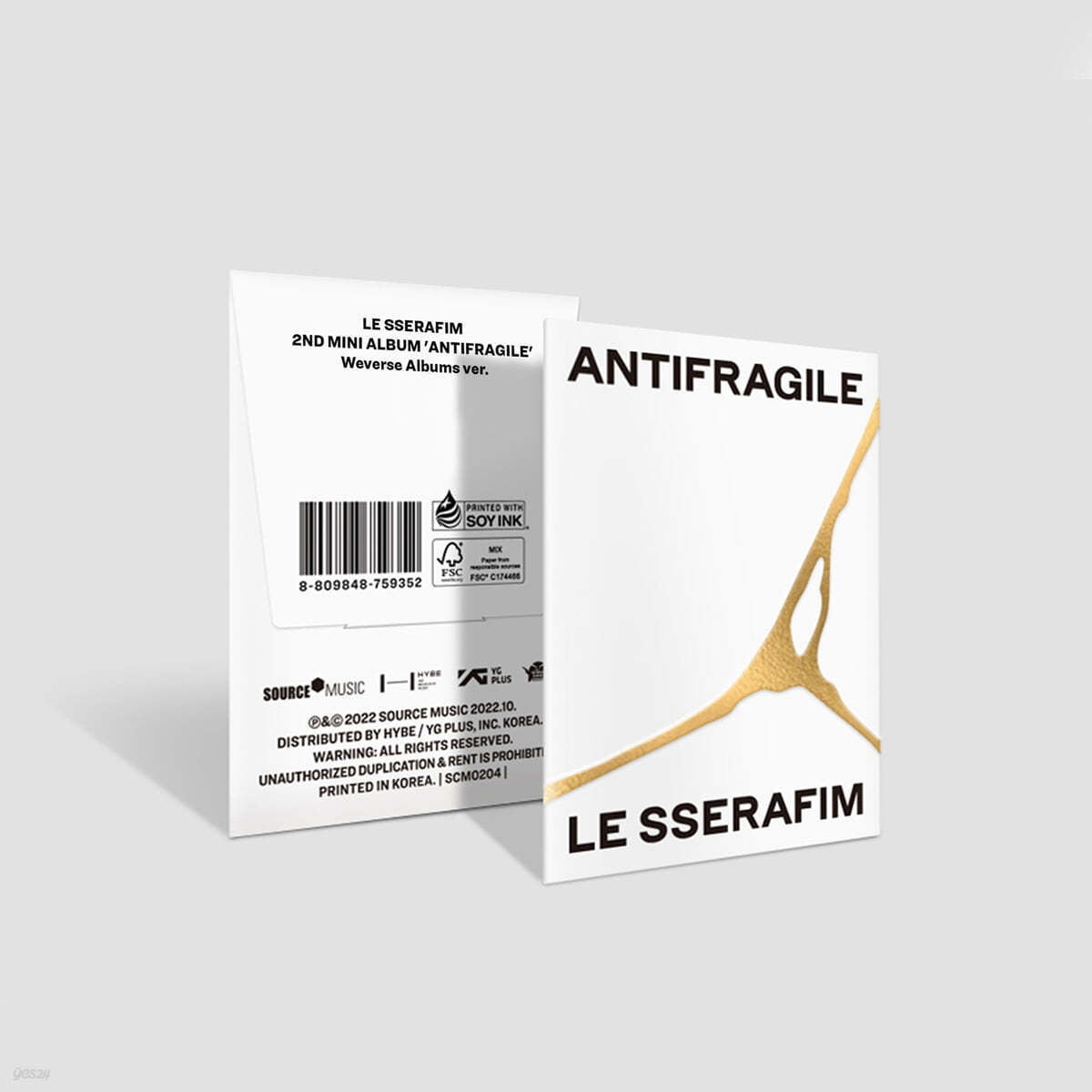 LE SSERAFIM - 2nd Mini Album ANTIFRAGILE (Weverse Albums ver.) | DKshop