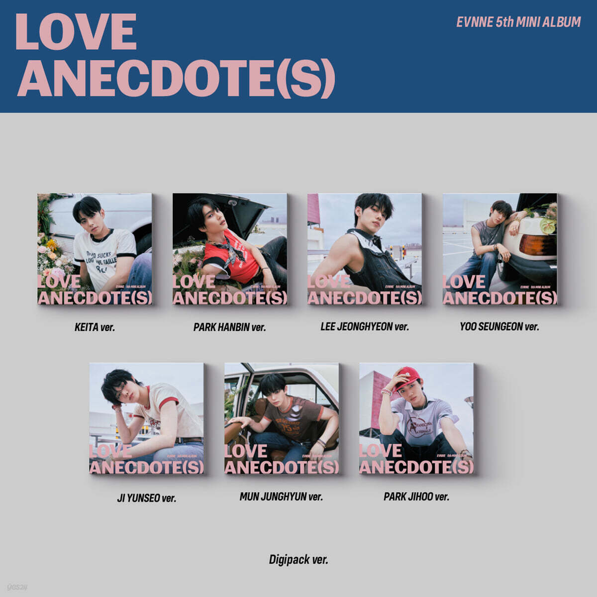 EVNNE - 5th Mini Album LOVE ANECDOTE(S) (Digipack Ver.) (Random Ver.) EVNNE  DKshop