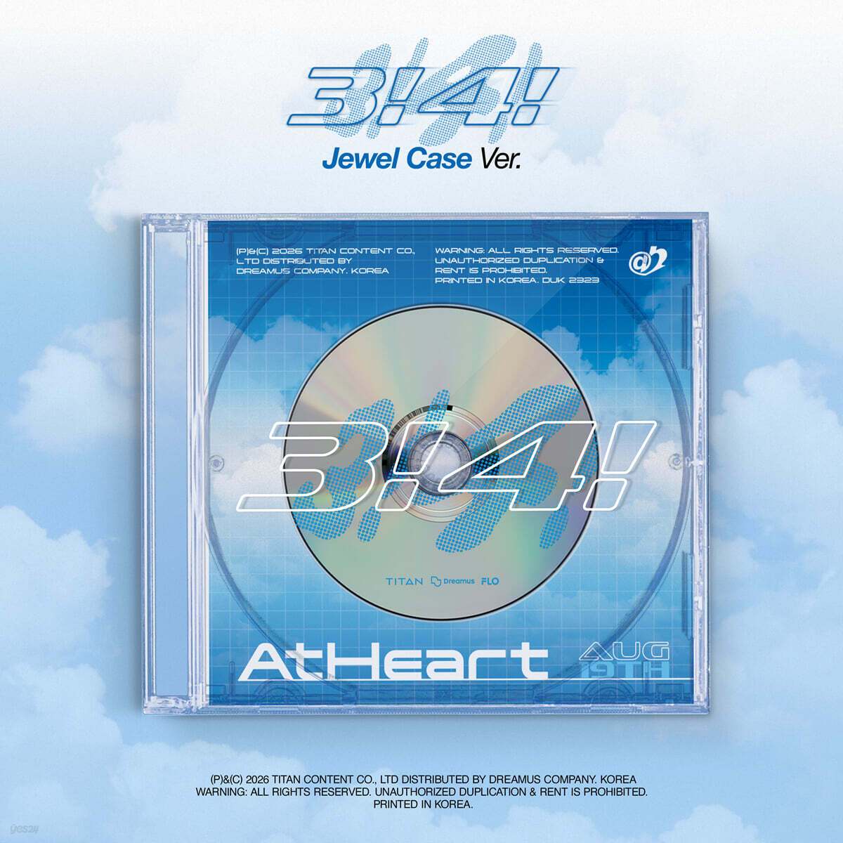 [PRE-ORDER] AtHeart - Single Album 3! 4! (Jewel Case Ver.) AtHeart  DKshop