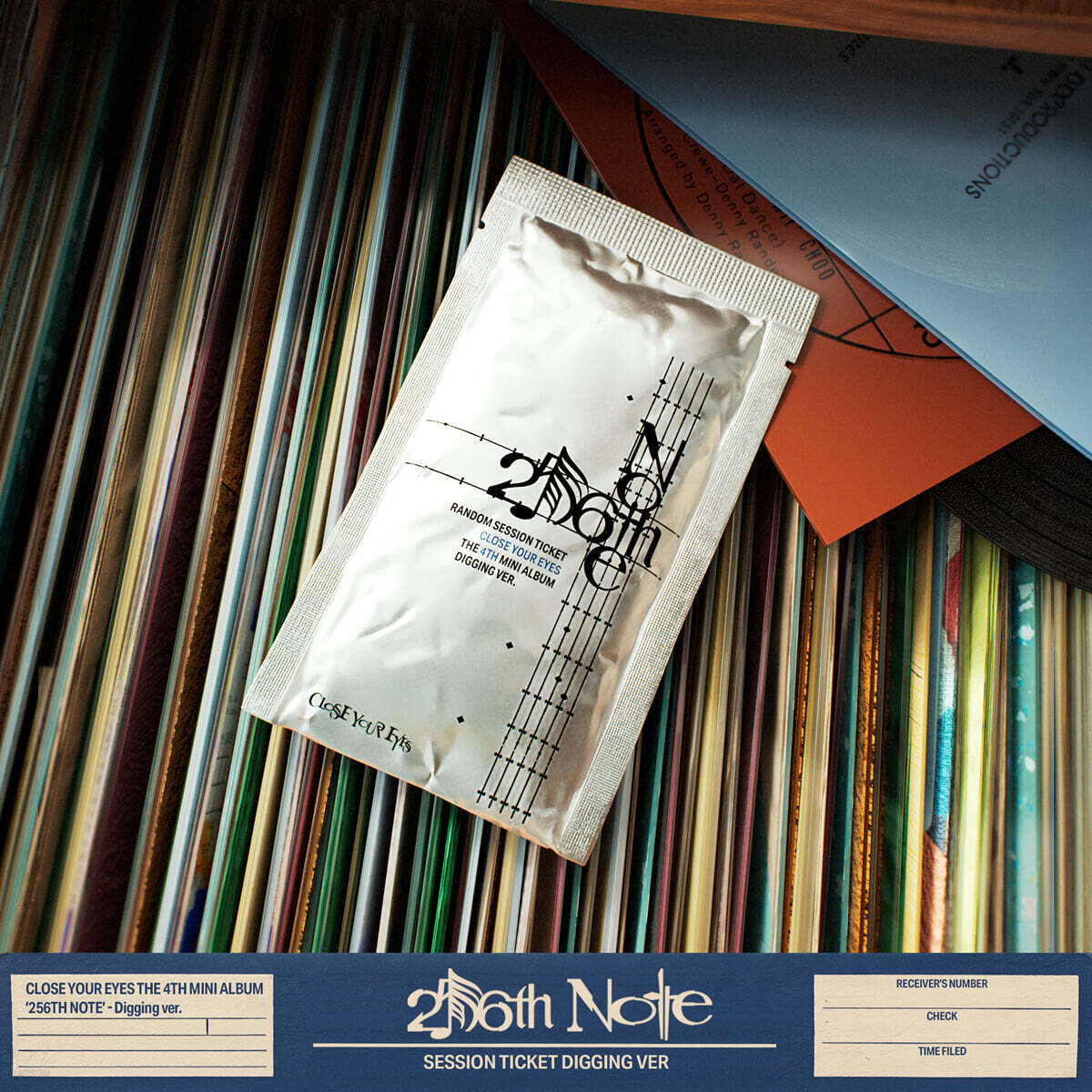 [PRE-ORDER] CLOSE YOUR EYES - The 4th Mini Album ‘256th Note’ (Digging Ver.) CLOSE YOUR EYES  DKshop