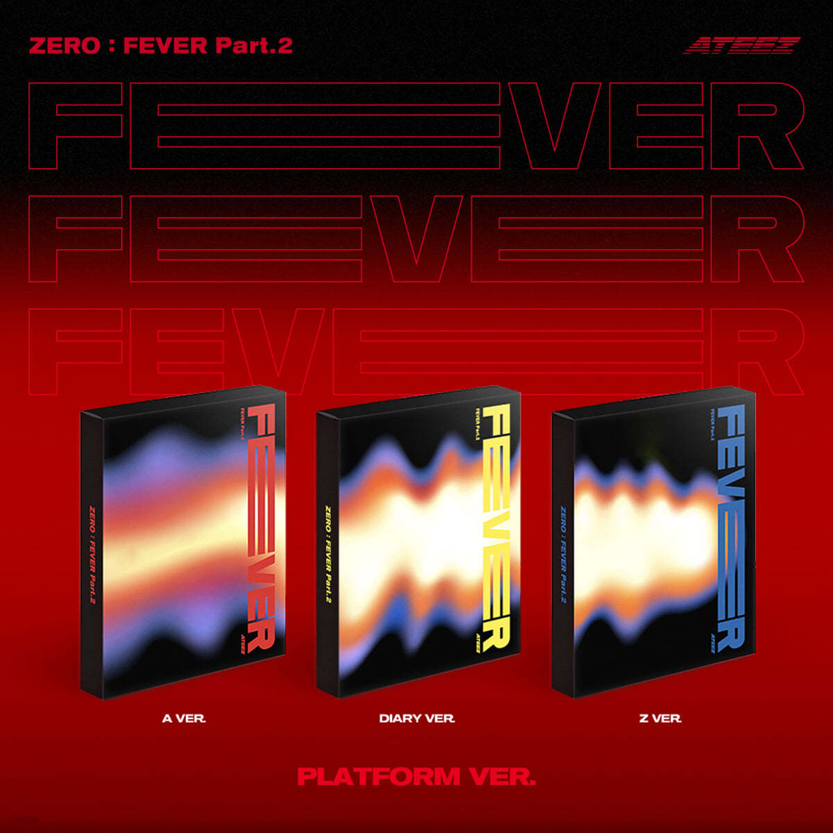 [POB Selectable] ATEEZ - 6th Mini Album ZERO : FEVER Part.2 (PLATFORM VER.)