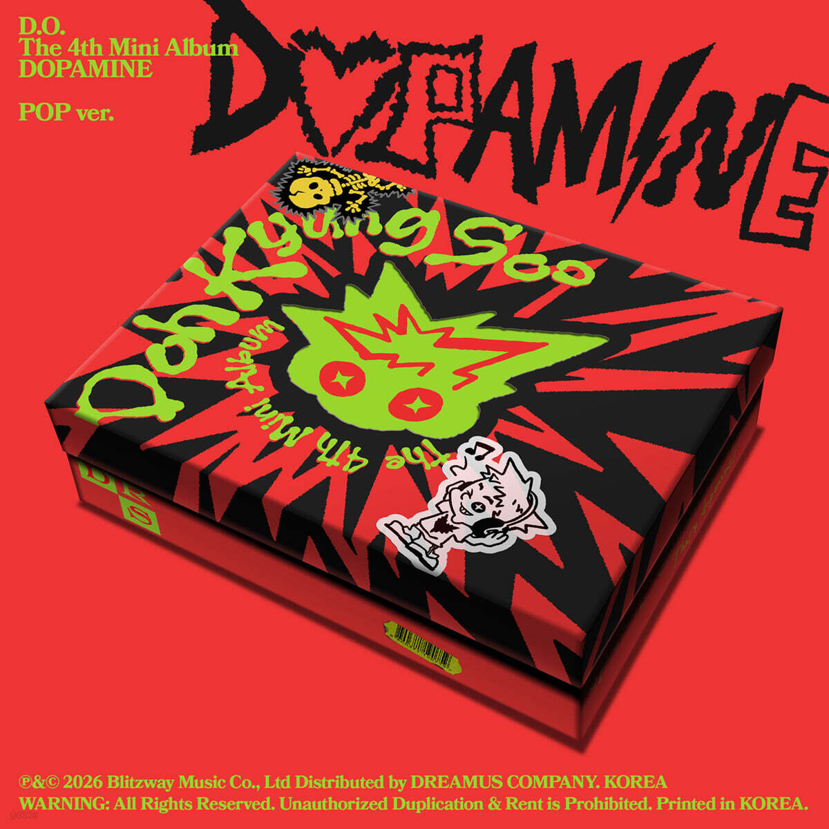 [PRE-ORDER] DOH KYUNG SOO (D.O.) - 4th Mini Album DOPAMINE (POP VER.) EXO  DKshop