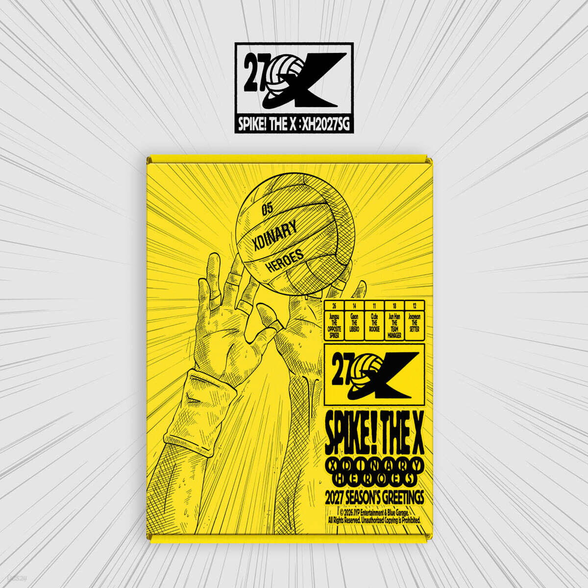 [PRE-ORDER] [POB Selectable] Xdinary Heroes - 2027 SEASON'S GREETINGS [SPIKE! THE X] Xdinary Heroes  DKshop