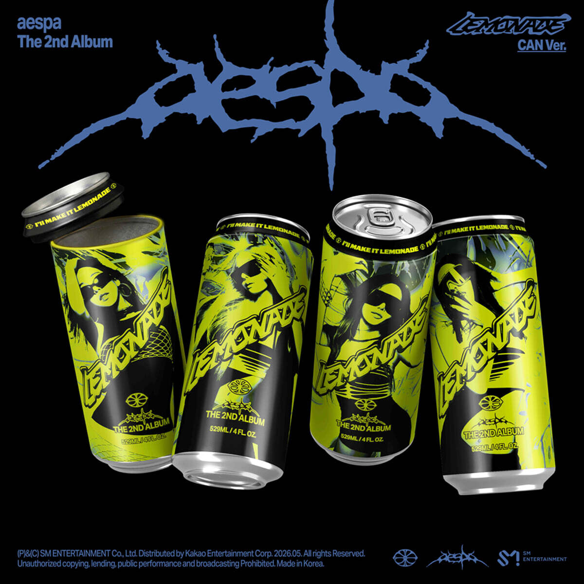 [PRE-ORDER] aespa - 2nd Album LEMONADE (CAN Ver.) (Random Ver.) aespa  DKshop