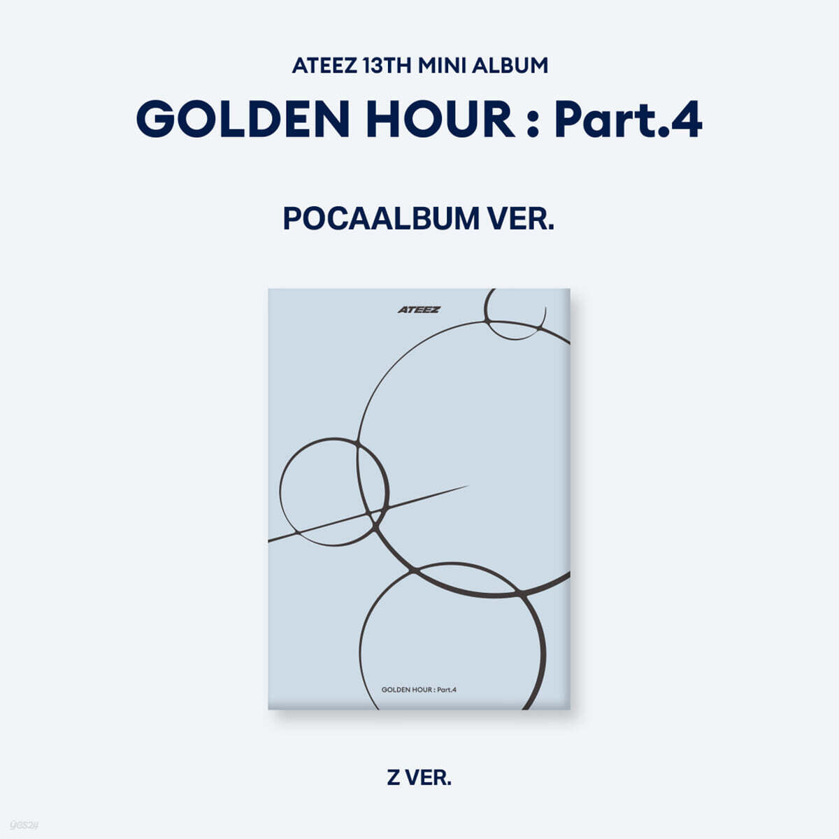 ATEEZ - 13th Mini Album GOLDEN HOUR : Part.4 (POCAALBUM)