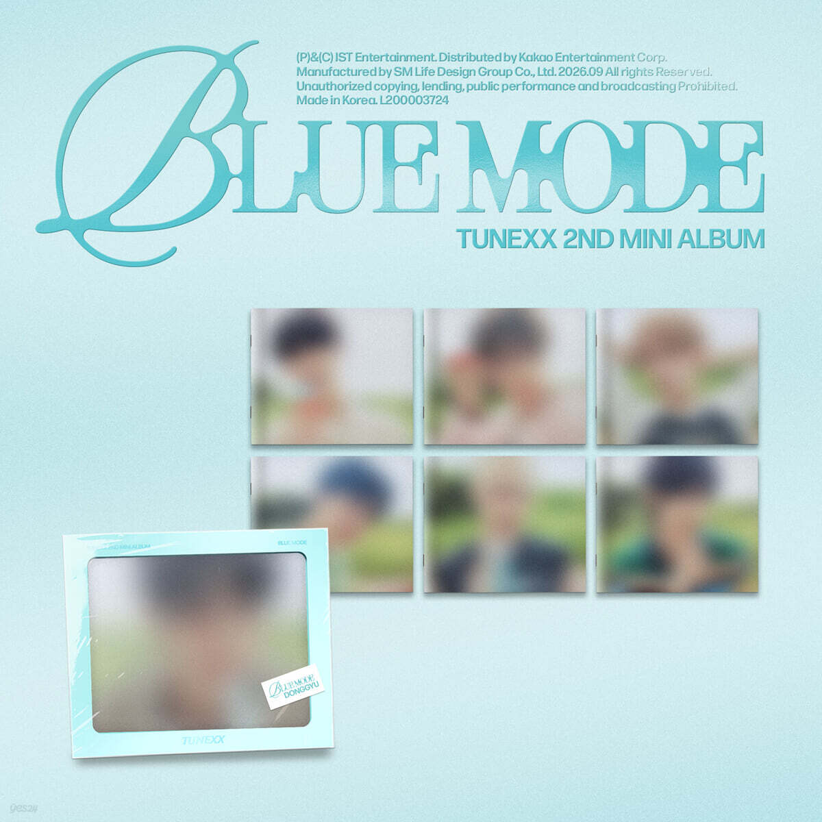 [PRE-ORDER] TUNEXX - 2nd Mini Album BLUE MODE (INDIVIDUAL MODE Ver.) (Random Ver.) TUNEXX  DKshop