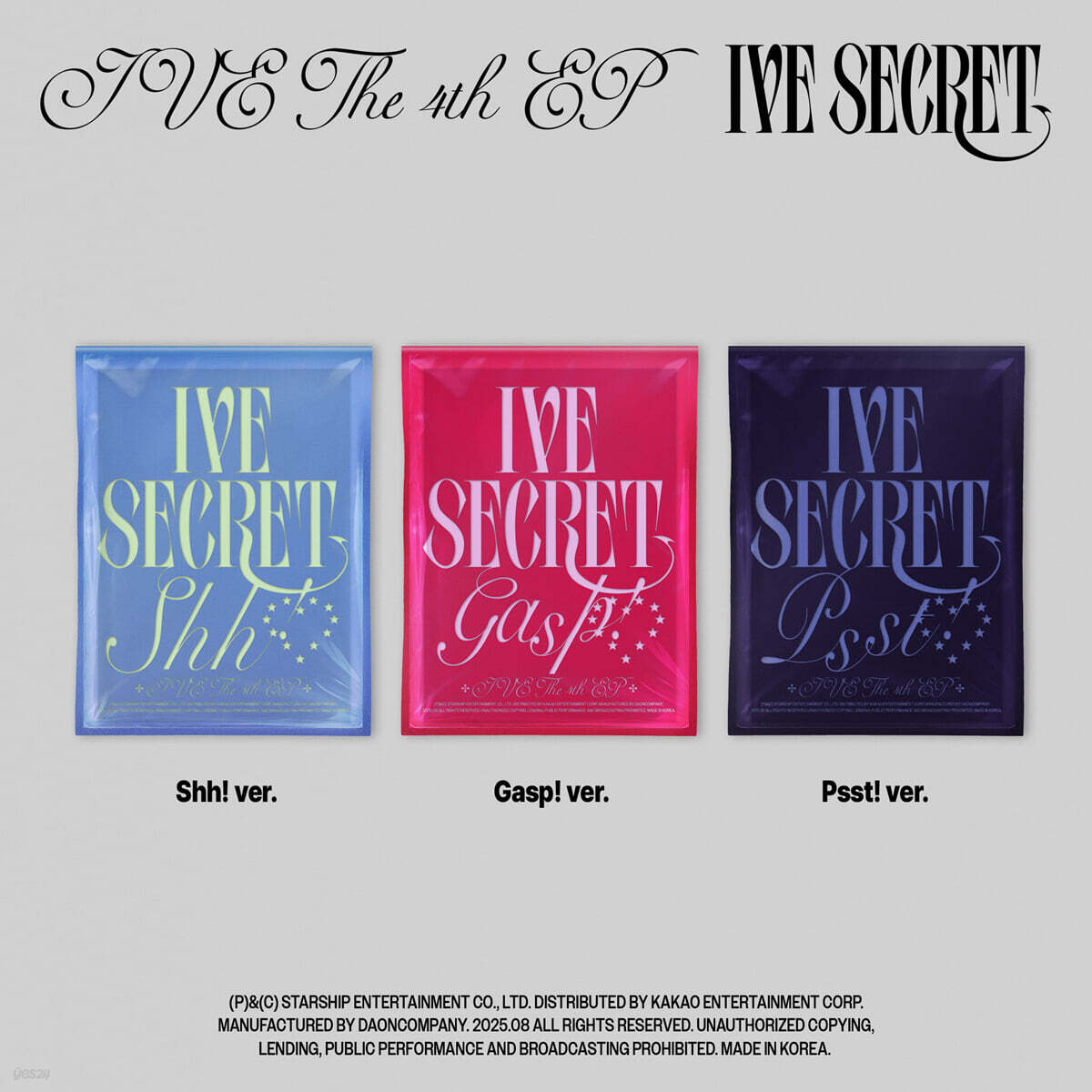 [PRE-ORDER] IVE - THE 4th EP IVE SECRET IVE  DKshop
