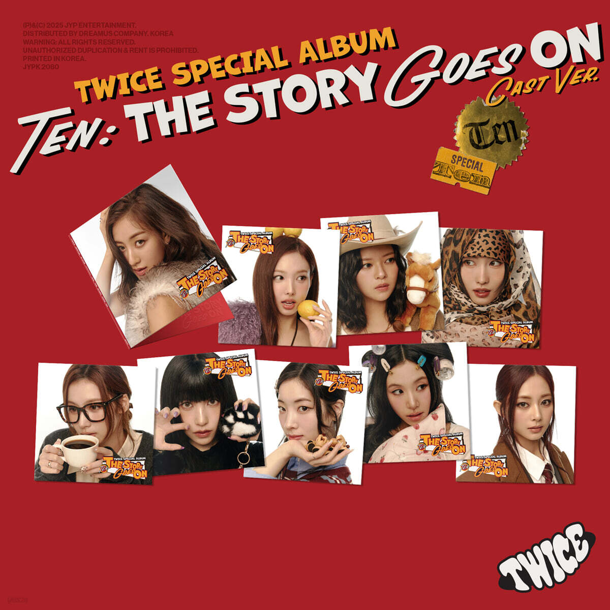 TWICE - SPECIAL ALBUM TEN: The Story Goes On (Cast Ver.) (Random Ver.) TWICE  DKshop