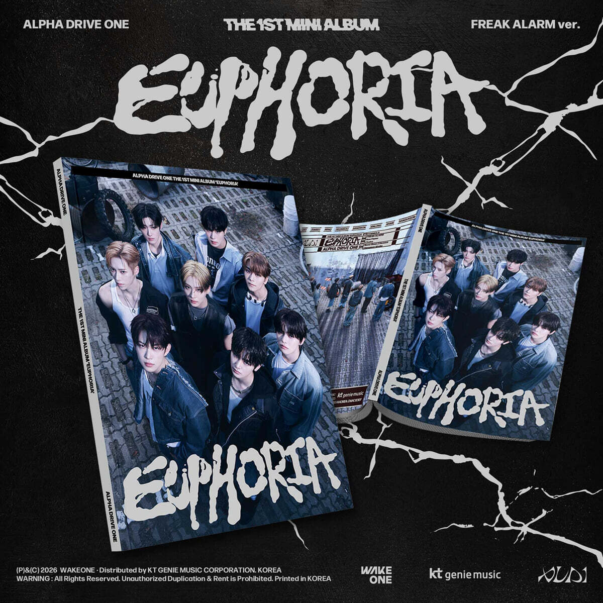 ALPHA DRIVE ONE - 1st Mini Album EUPHORIA (FREAK ALARM Ver.)
