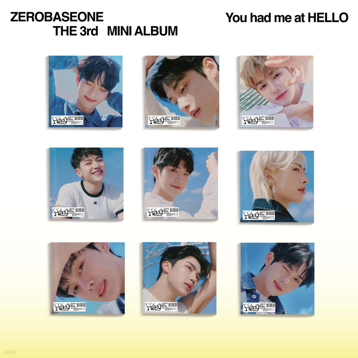 ZEROBASEONE - 3rd Mini Album You had me at HELLO (DIGIPACK Ver.) (Random Ver.) | DKshop