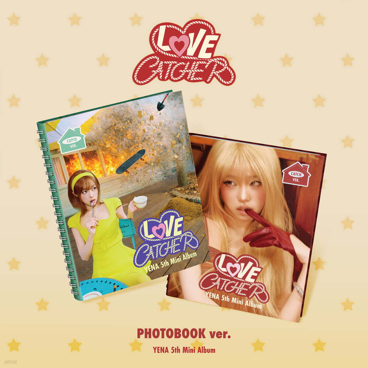 [PRE-ORDER] YENA - 5th Mini Album LOVE CATCHER (PHOTOBOOK Ver.) (Random Ver.) YENA  DKshop