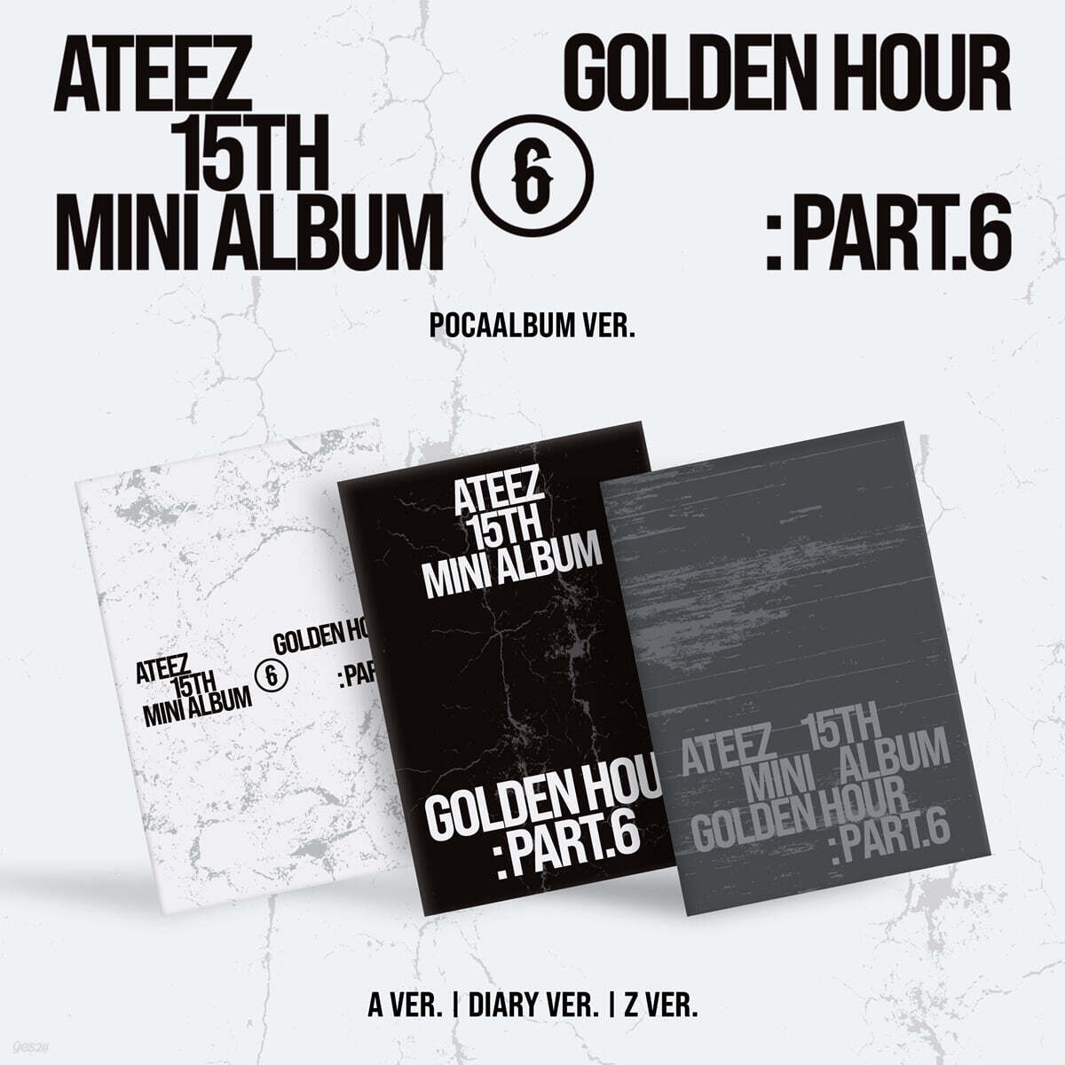 [PRE-ORDER] ATEEZ - 15th Mini Album GOLDEN HOUR : Part.6 (POCAALBUM) ATEEZ  DKshop