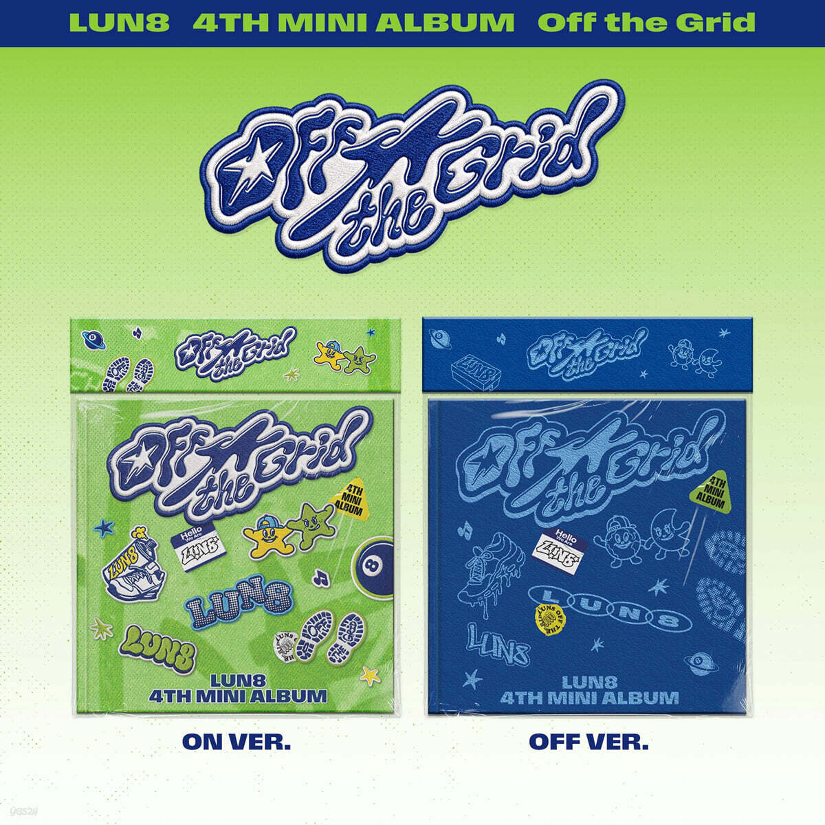 [PRE-ORDER] LUN8 - 4th Mini Album Off the Grid LUN8  DKshop
