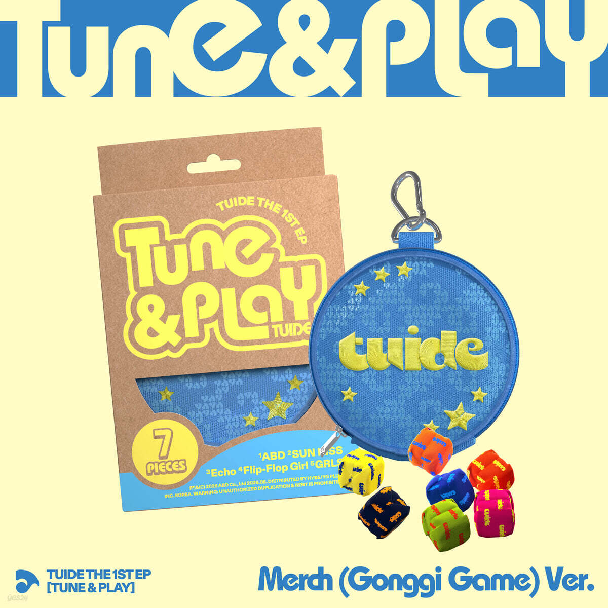 [PRE-ORDER] TUIDE - The 1st EP TUNE & PLAY (Merch (Gonggi Game) Ver.) TUIDE  DKshop