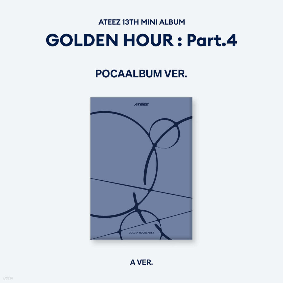 ATEEZ - 13th Mini Album GOLDEN HOUR : Part.4 (POCAALBUM)