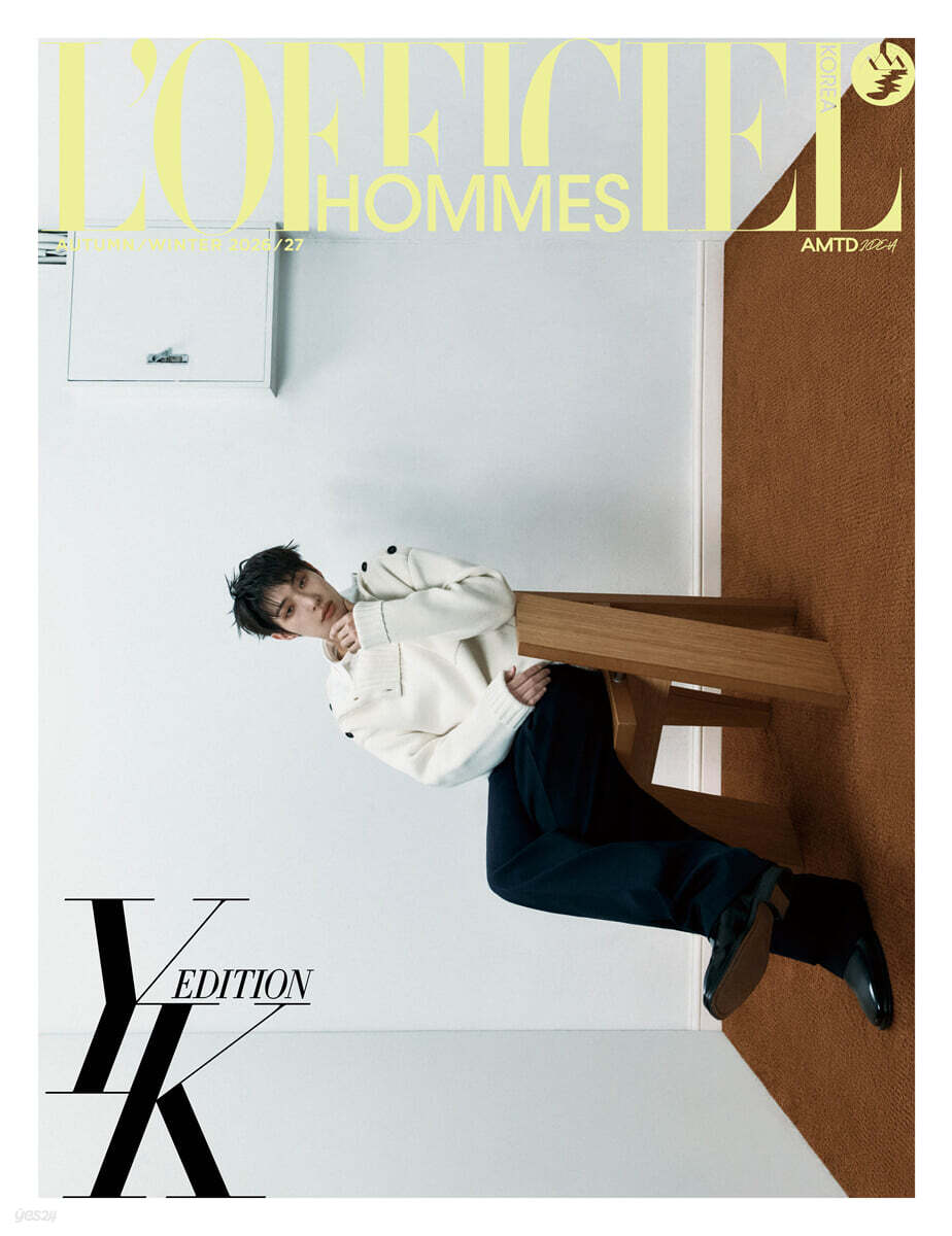 [PRE-ORDER] L'OFFICIEL HOMME KOREA MAGAZINE 2026 F/W (COVER : ATEEZ MINGI) ATEEZ  DKshop