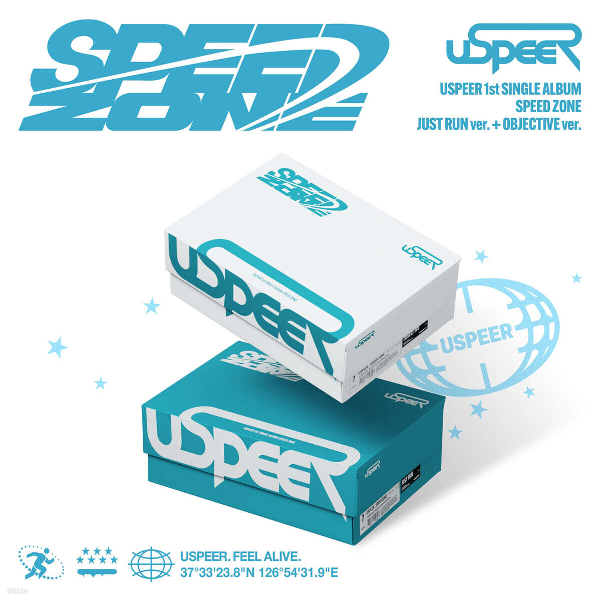 [PRE-ORDER] USPEER - 1st Single Album SPEED ZONE USPEER  DKshop