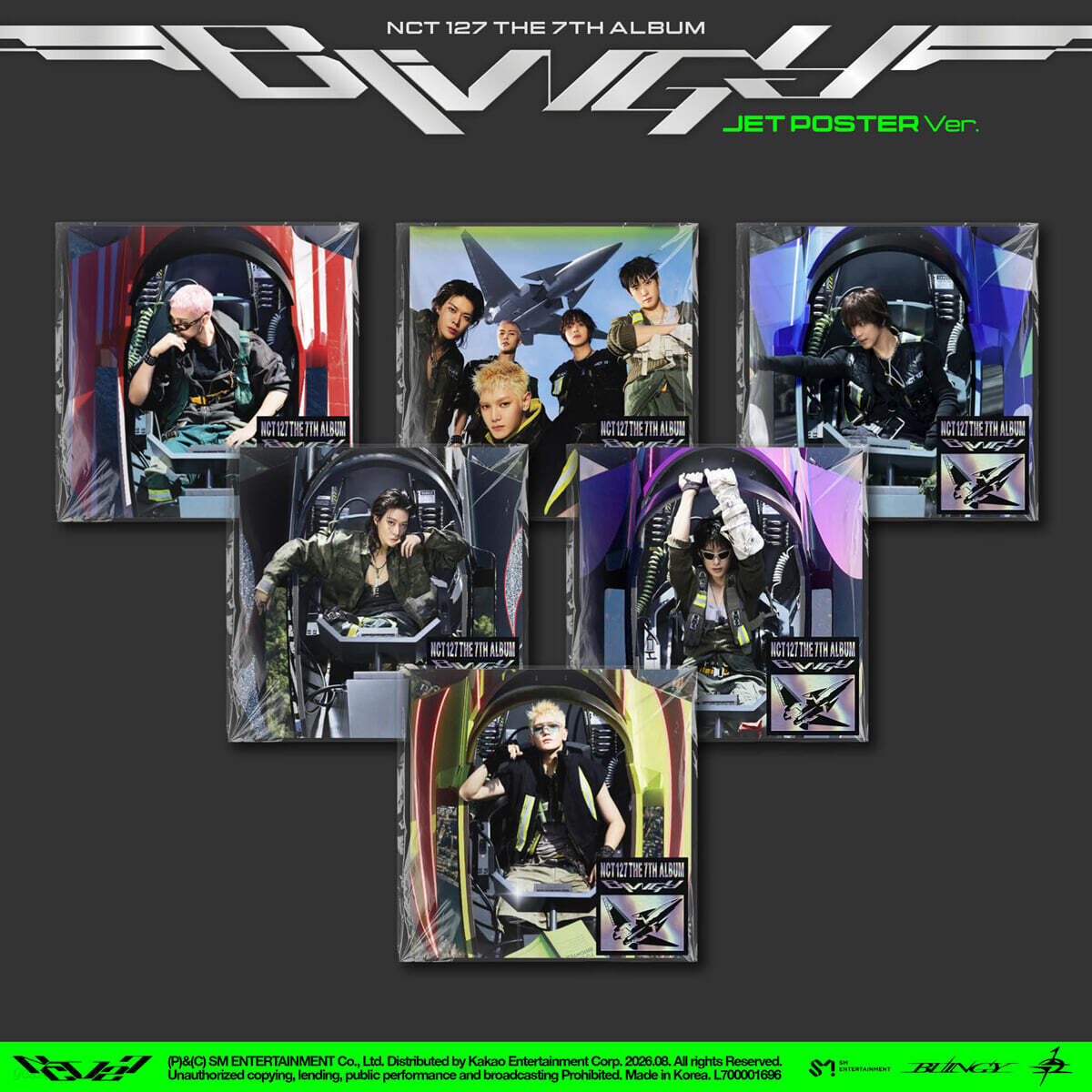 [PRE-ORDER] NCT 127 - 7th Album BLINGY (JET Poster Ver.) NCT  DKshop