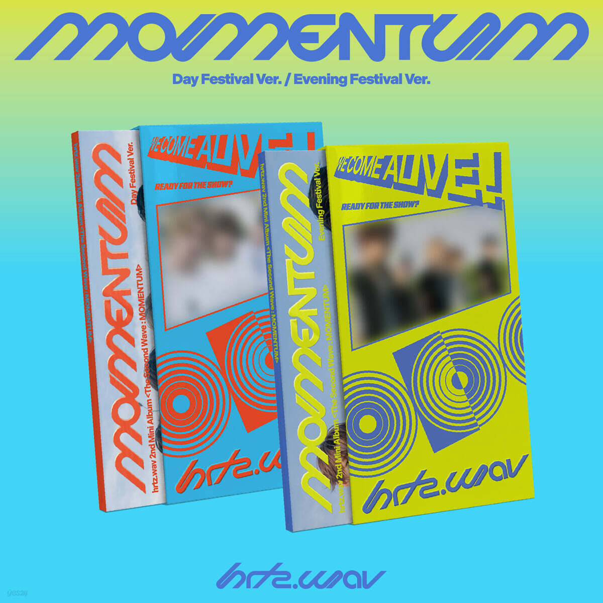 [PRE-ORDER] hrtz.wav - 2nd Mini Album The Second Wave : MOMENTUM hrtz.wav  DKshop
