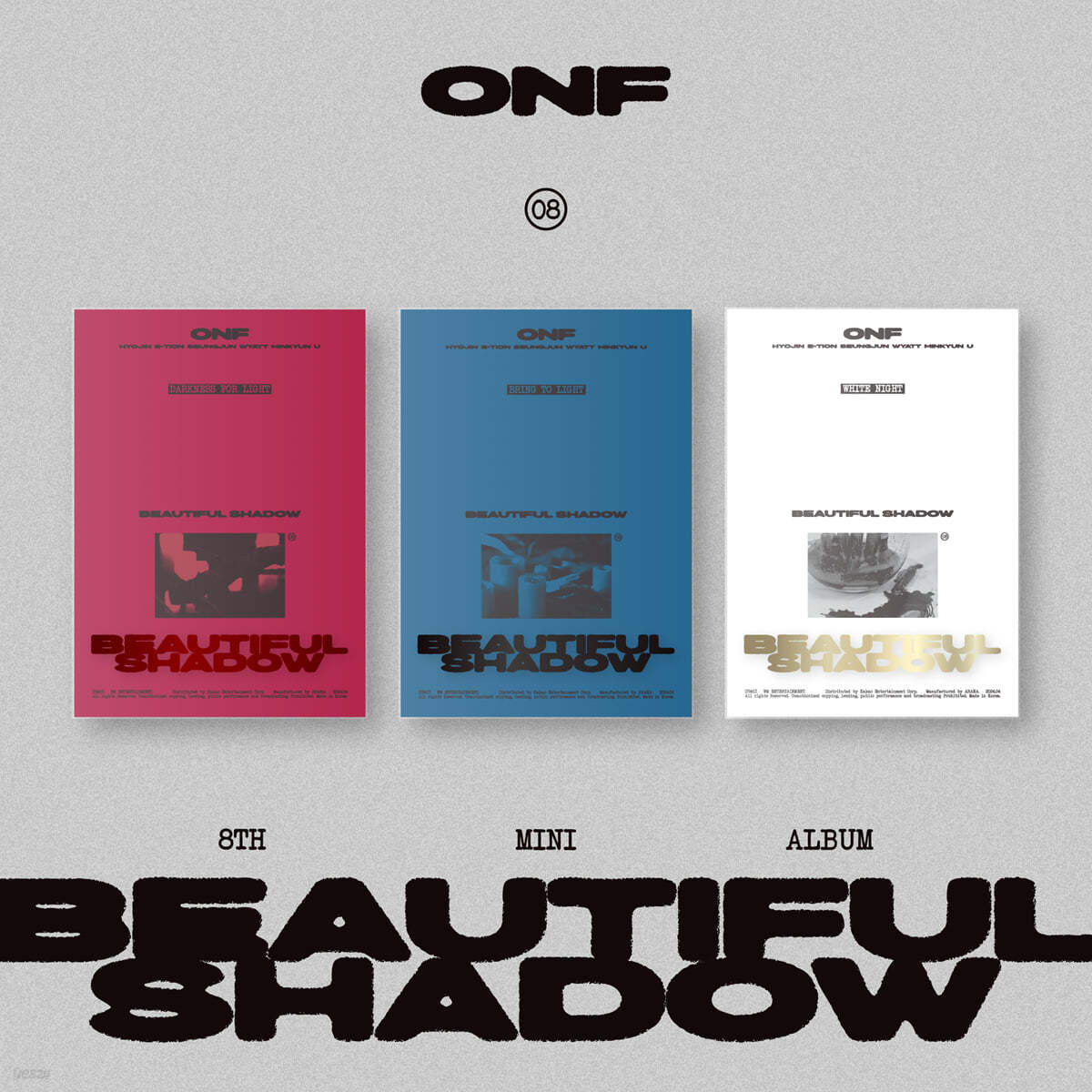 ONF - 8th Mini Album BEAUTIFUL SHADOW | DKshop