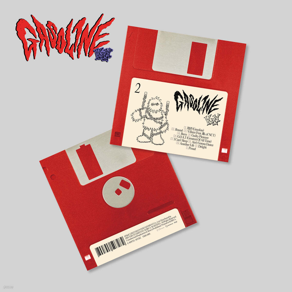 KEY - The 2nd Album Gasoline (Floppy Ver.) | DKshop