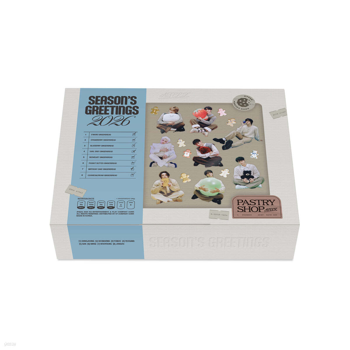 [PRE-ORDER] [POB Selectable] ATEEZ - 2026 SEASON'S GREETINGS ATEEZ  DKshop