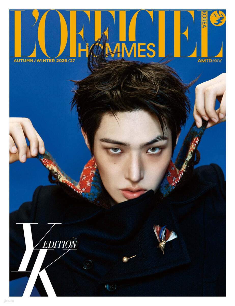 [PRE-ORDER] L'OFFICIEL HOMME KOREA MAGAZINE 2026 F/W (COVER : ATEEZ MINGI) ATEEZ  DKshop