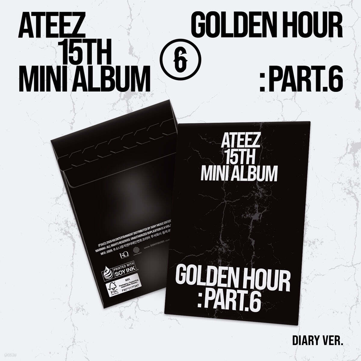 [PRE-ORDER] ATEEZ - 15th Mini Album GOLDEN HOUR : Part.6 (POCAALBUM) ATEEZ  DKshop
