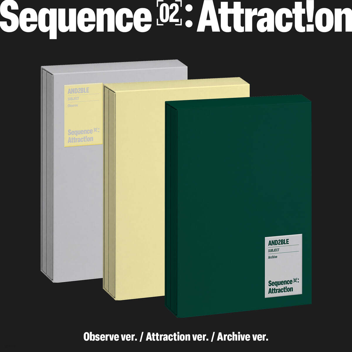 [PRE-ORDER] AND2BLE - 2nd Mini Album Sequence 02: Attraction AND2BLE  DKshop