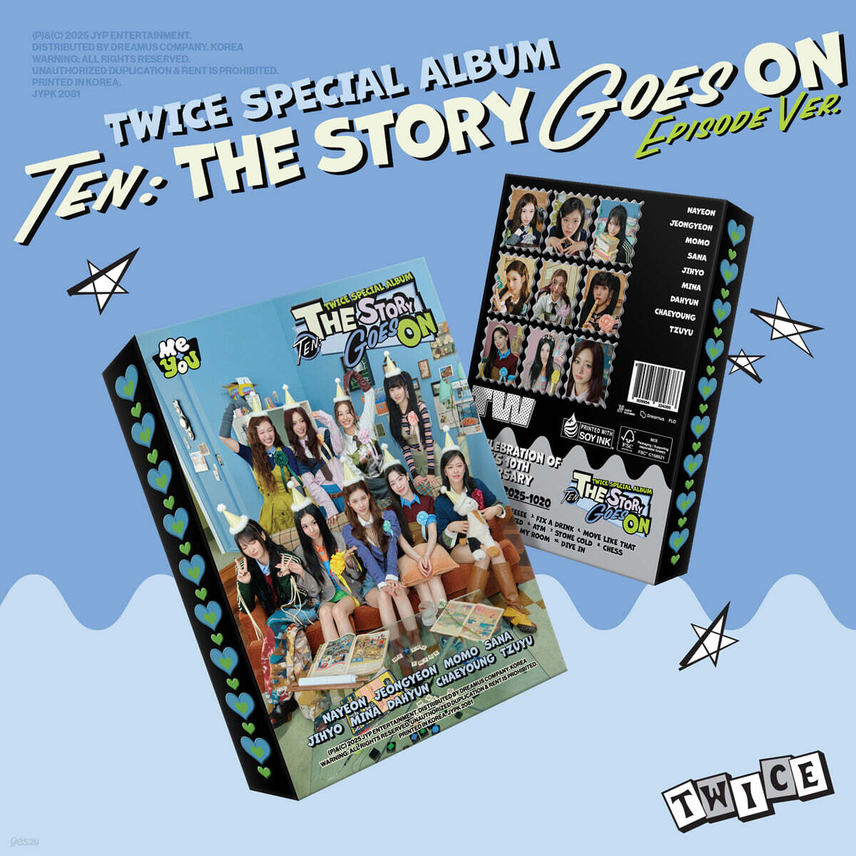 TWICE - SPECIAL ALBUM TEN: The Story Goes On (EPISODE Ver.) TWICE  DKshop