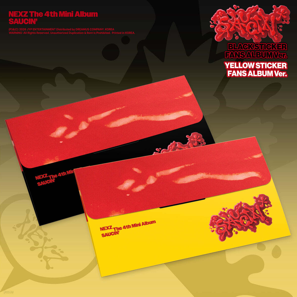 [PRE-ORDER] NEXZ - 4th Mini Album SAUCIN' (STICKER FANS ALBUM Ver.) NEXZ  DKshop