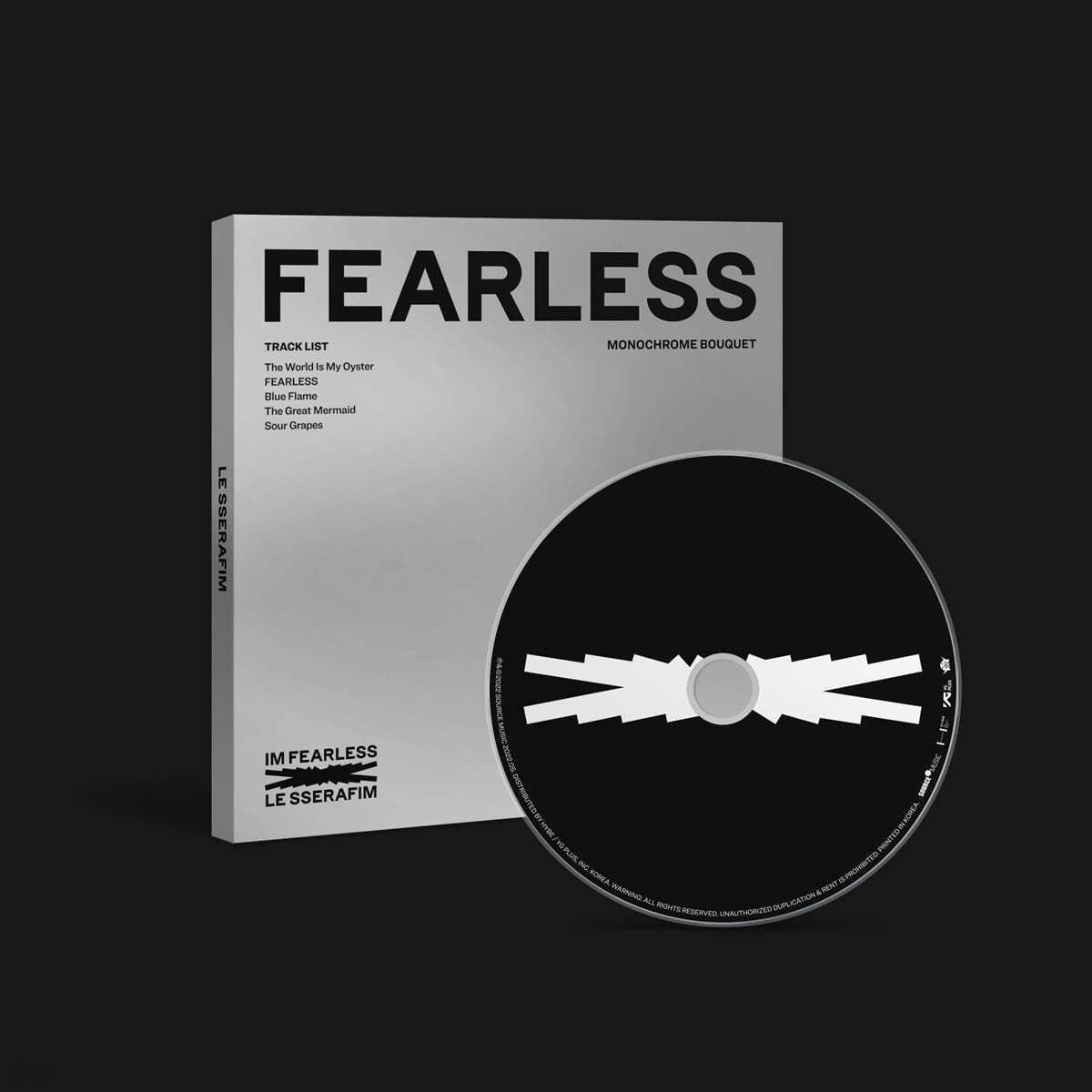 LE SSERAFIM - 1st Mini Album FEARLESS (Monochrome Bouquet Ver.)