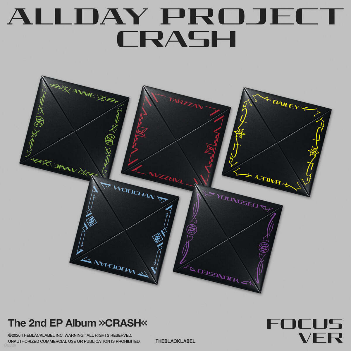 [PRE-ORDER] ALLDAY PROJECT - The 2nd EP Album 'CRASH' (FOCUS ver.) ALLDAY PROJECT  DKshop